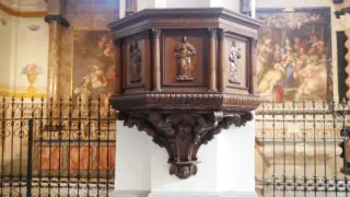 Pulpito - Chiesa di Santa Croce e Tutti i Santi a Bosco Marengo