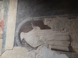 Affresco di Frate - Certosa di Monte Bracco a BargeFrazione Occa