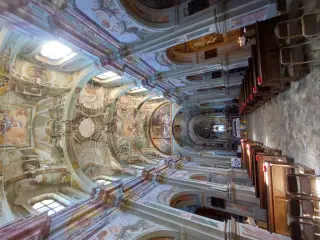 Interno - Chiesa e Convento di San Bernardino a Saluzzo