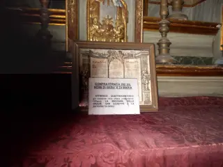 Pannello illustrativo - Chiesa della Santi Nomi di Gesù e Maria a Cavour