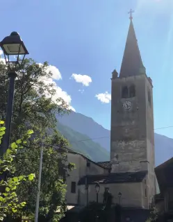 Campanile - Chiesa Parrocchiale di Saint-Marcel a Saint-MarcelFrazione Cretaz