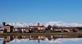 Vista - Parrocchiale ex Cenobio di San Genuario a CrescentinoFrazione San Genuario