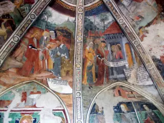 Vele della volta - Cappella di San Sebastiano a Pianezza