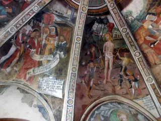 Vele della volta - Cappella di San Sebastiano a Pianezza