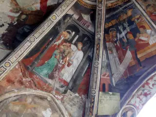 Vele della volta - Cappella di San Sebastiano a Pianezza