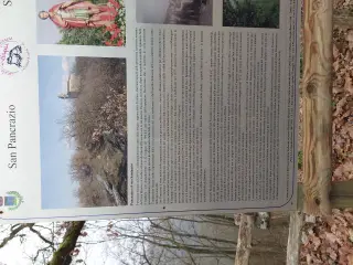 Pannello illustrativo - Santuario di San Pancrazio a Silvano d'Orba