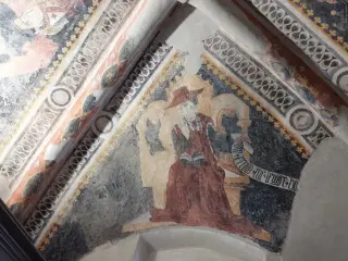 San Gregorio dettaglio - Cappella di San Giacomo a Busca