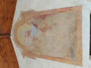 Affresco in facciata - Cappella di San Giacomo a Busca