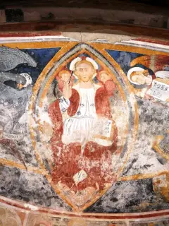 Pantocratore - Cappella di San Bernardo o San Bernardino da Siena a Piozzo