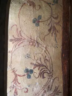 Motifvo affrescato - Cappella di San Bernardo o San Bernardino da Siena a Piozzo