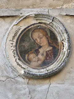Madonna del Latte - Affresco della Madonna del Latte a Sampeyre