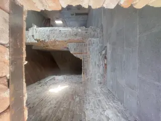 Interno dalle finestrelle - Chiesa  Parrocchiale Vecchia dell' Assunta a Ponti