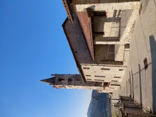Fianco e campanile - Chiesa  Parrocchiale Vecchia dell' Assunta a Ponti