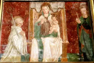 Madonna col Bambino - Abbazia di Santa Maria a TortonaFrazione Rivalta Scrivia