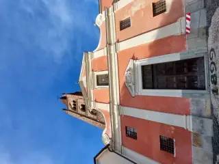 Facciata e campanile - Collegiata di Santa Maria Assunta o della Stella a Rivoli