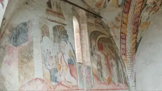 Affreschi - Cappella della Crocetta a Rocca de' Baldi