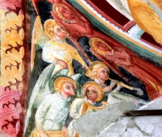 Affreschi - Cappella della Crocetta a Rocca de' Baldi