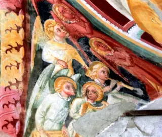 Affreschi - Cappella della Crocetta a Rocca de' Baldi