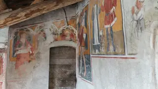 Affreschi - Ex Convento del Cascinale dei Frati a Roccaforte MondovìFrazione Bertini