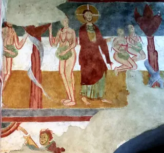 Adamo ed Eva - Pieve di San Maurizio a Roccaforte Mondovì