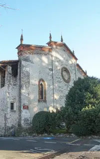 Abside (ex facciata) - Parrocchiale di San Lorenzo a Andorno Micca