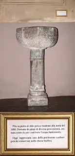 Acquasantiera - Parrocchiale di San Lorenzo a Andorno Micca