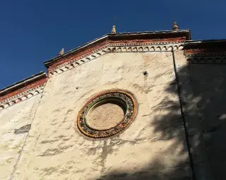 Rosone gotico - Parrocchiale di San Lorenzo a Andorno Micca