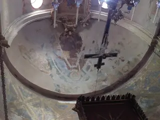 Cristo Pantocratore nell'abside - Parrocchiale di Santa Maria di Pulcherada a San Mauro Torinese