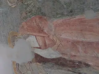 Affreschi dettagli - Parrocchiale di Santa Maria di Pulcherada a San Mauro Torinese