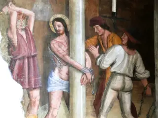 Affreschi Vita e Passione Gesù - Chiesa Cappella di San Francesco a Santa Vittoria d'Alba