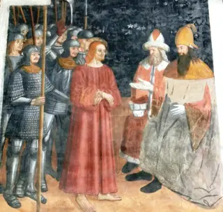 Affreschi Vita e Passione Gesù - Chiesa Cappella di San Francesco a Santa Vittoria d'Alba