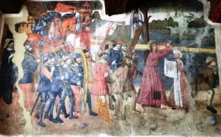 Affreschi Vita e Passione Gesù - Chiesa Cappella di San Francesco a Santa Vittoria d'Alba