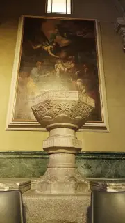 Fonte battesimale - Chiesa Abbaziale di San Pietro dei Cassinesi a Savigliano