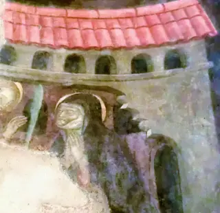 Affresco - Badia o Abbazia di Santa Giustina a Sezzadio