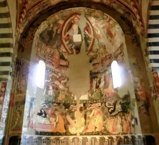 Affreschi Absidali - Badia o Abbazia di Santa Giustina a Sezzadio