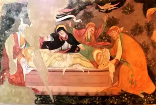 Affresco - Badia o Abbazia di Santa Giustina a Sezzadio