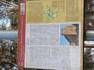 Pannello illustrativo - Resti Dell'abbazia di San Quintino a Spigno Monferrato