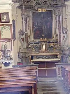 San Gottardo dalla finestrella votiva - Oratorio di San Gottardo a Torre Mondovì
