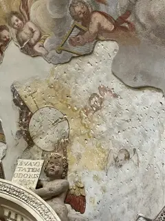 Dettaglio affreschi - Pieve dell' Assunta a Vesime