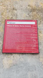 Pannello illustrativo - Parrocchiale di Santa Maria Assunta a Vigliano Biellese