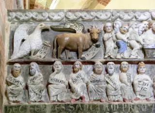 Jube particolare - Canonica di Santa Maria di Vezzolano a AlbugnanoFrazione Vezzolano