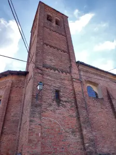 Campanile - Chiesa del Carmine a Incisa ScapaccinoFrazione Villa