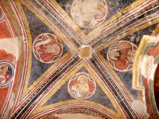 Cappella della Natività, volta - Ex Parrocchiale di Santa Caterina a Villanova MondovìFrazione Villa