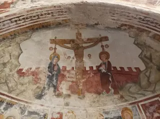 Crocifissione - Oratorio di San Sebastiano a Arborio