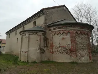 Abside e fianco - Oratorio di San Sebastiano a Arborio