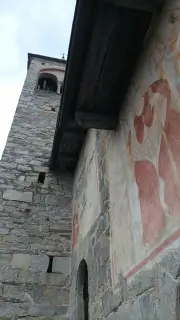 Affreschi e campanile - Chiesa di San Gottardo a CannobioFrazione Carmine Superiore