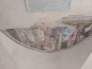 Affresco del chiostro - Chiesa di San Giovanni a Saluzzo
