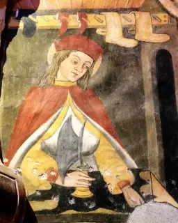 Affresco - Chiesa o Monastero dei Santi Pietro e Colombano a Pagno