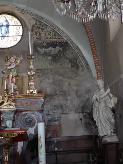 Affreschi absidali - Parrocchiale dell' Assunta a Rossana