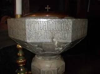 Fonte battesimale - Parrocchiale di Sant'Andrea a Brossasco